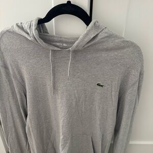 Lacoste Men's Gray Hoodie Shirt